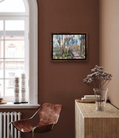 Spring Morning in the Forest, affordable art, original art, landscape art
