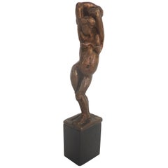 Natalie Charkow Hollander Akt-Skulptur aus Bronze