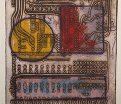 Bagatelle, Conceptual Etching with Aquatint by Natalie d'Arbeloff