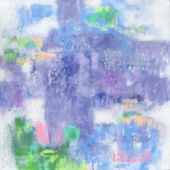 Abstraktes Gemälde "Flügel Forever" von Lavendel
