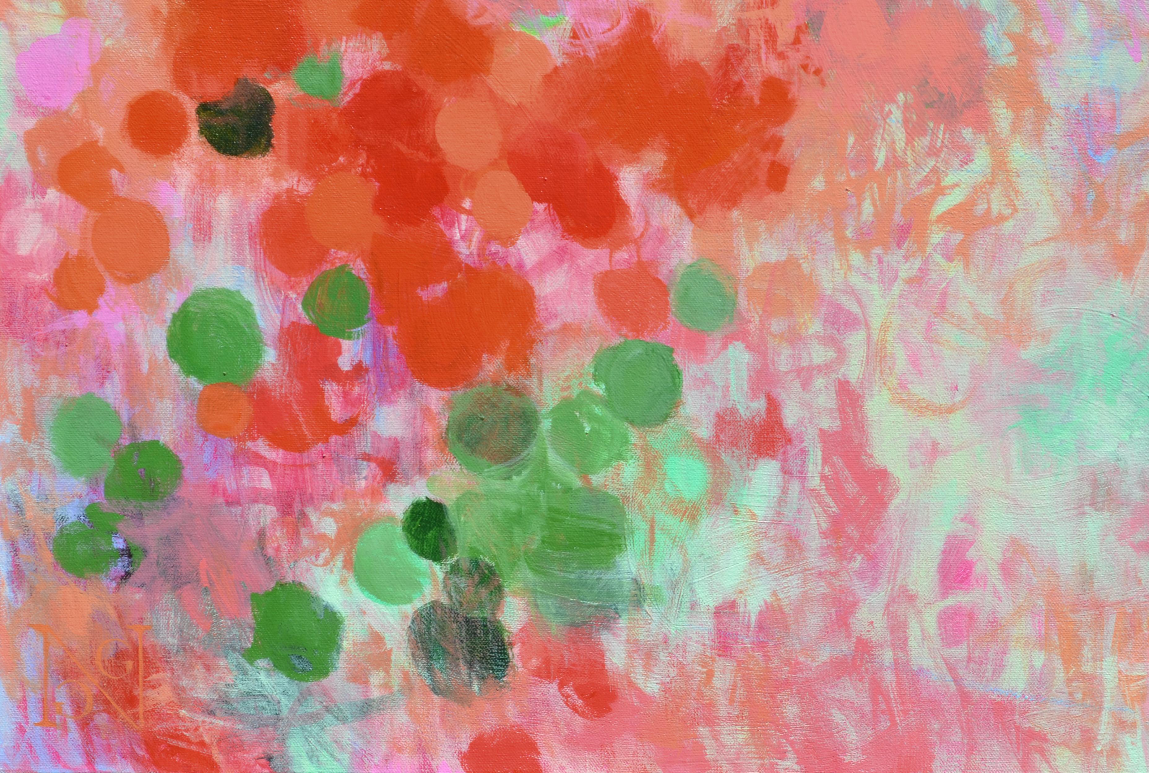 Nasturtium Cloud, Abstract Painting For Sale 3