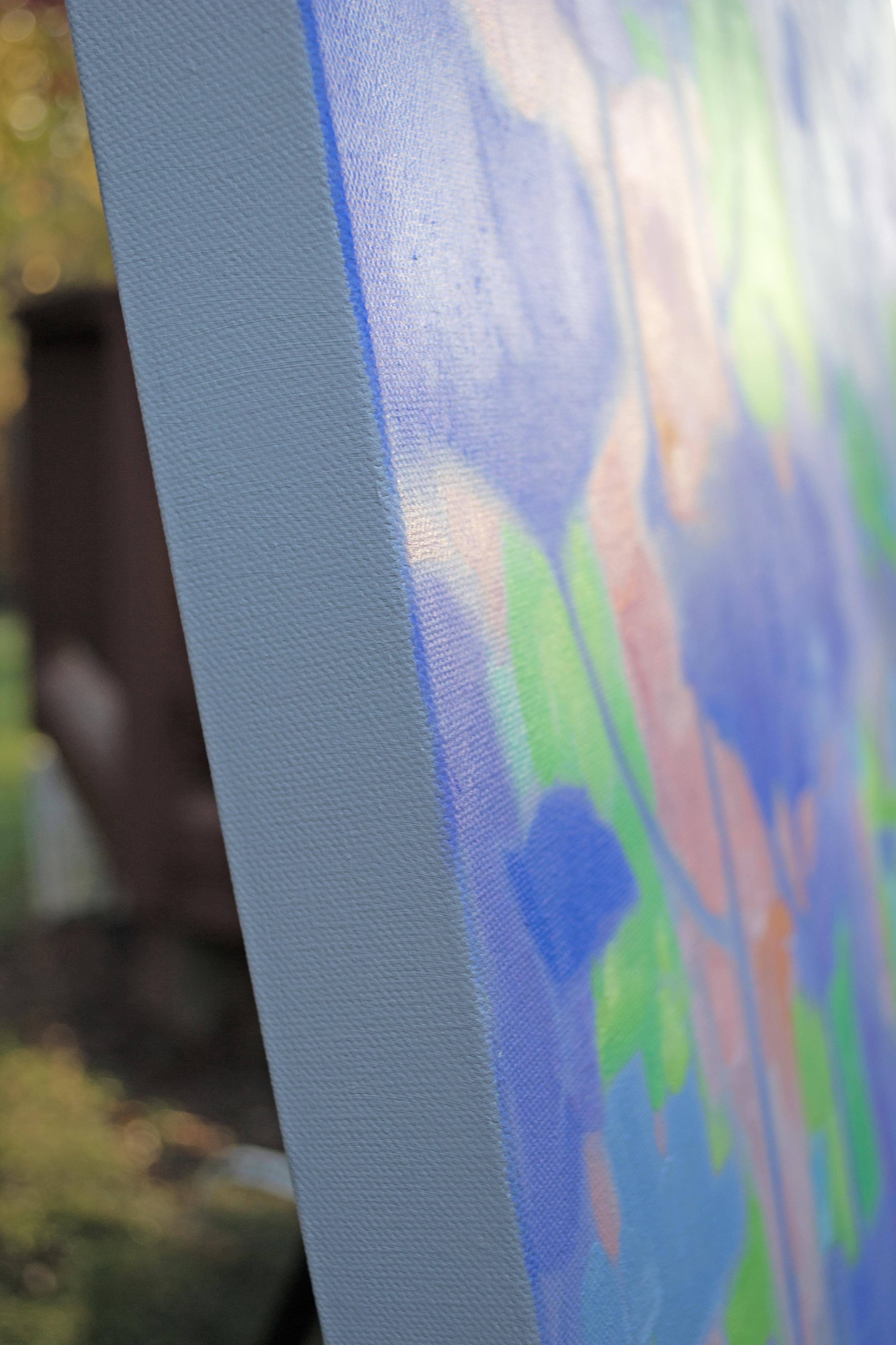 gender reveal canvas painting