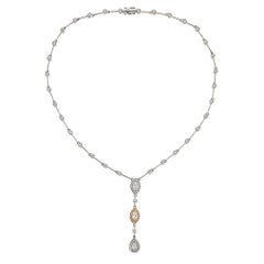 Natalie K. 18K Two-Tone Gold and Diamond Necklace