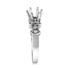 Natalie K 18 Karat White Gold Diamond Engagement Ring Mounting SM8-031260W