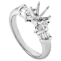 Natalie K Women
s 18 Karat White Gold Diamond Ring Mounting SM8-051564W