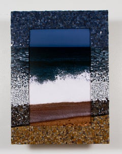 Reflections on Wachusett’s medium (stained glass mosaic frame)