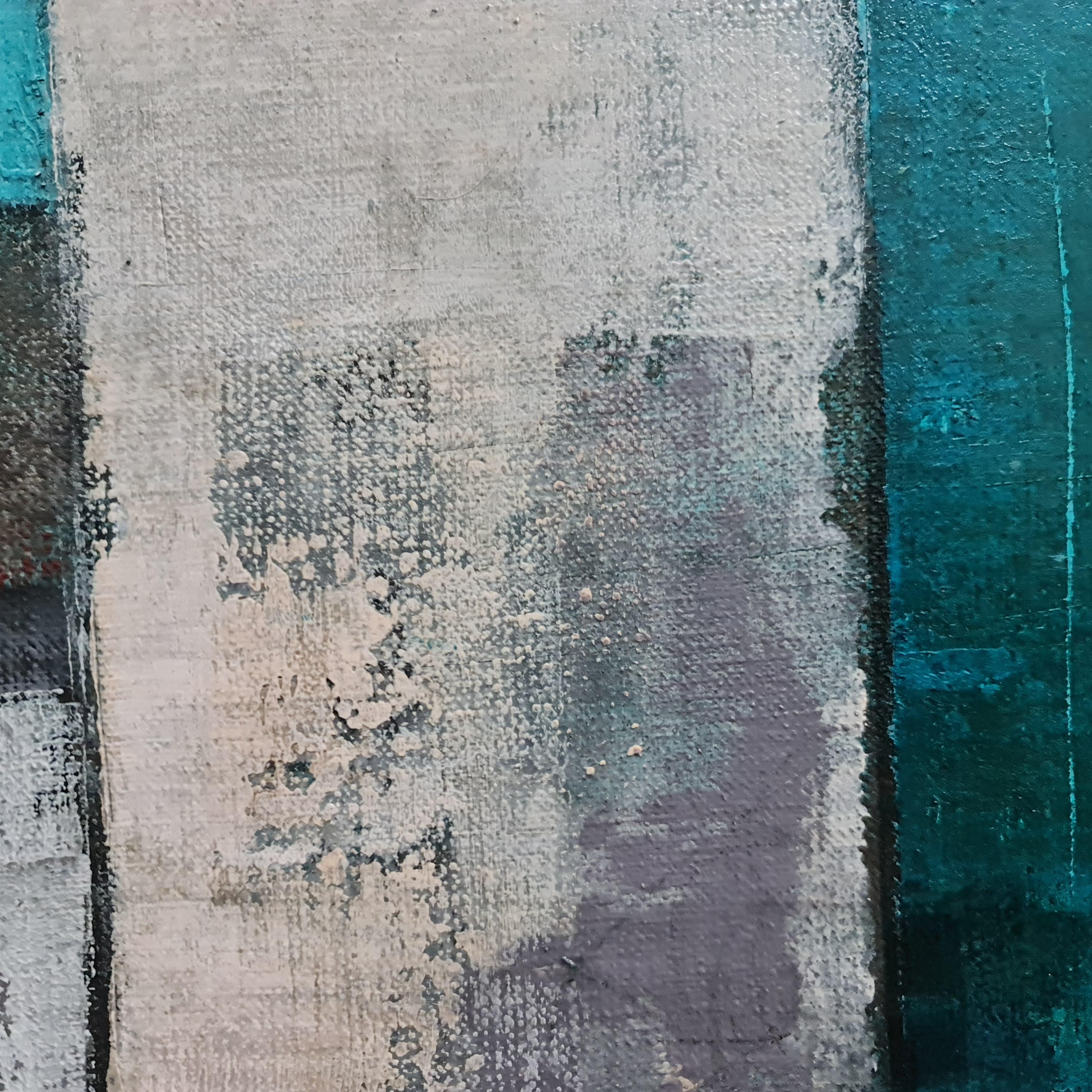 abstract turquoise interior painting Natalie Shiporina 