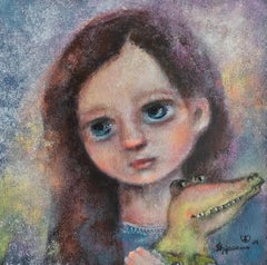 La mejor amiga.  pintura original