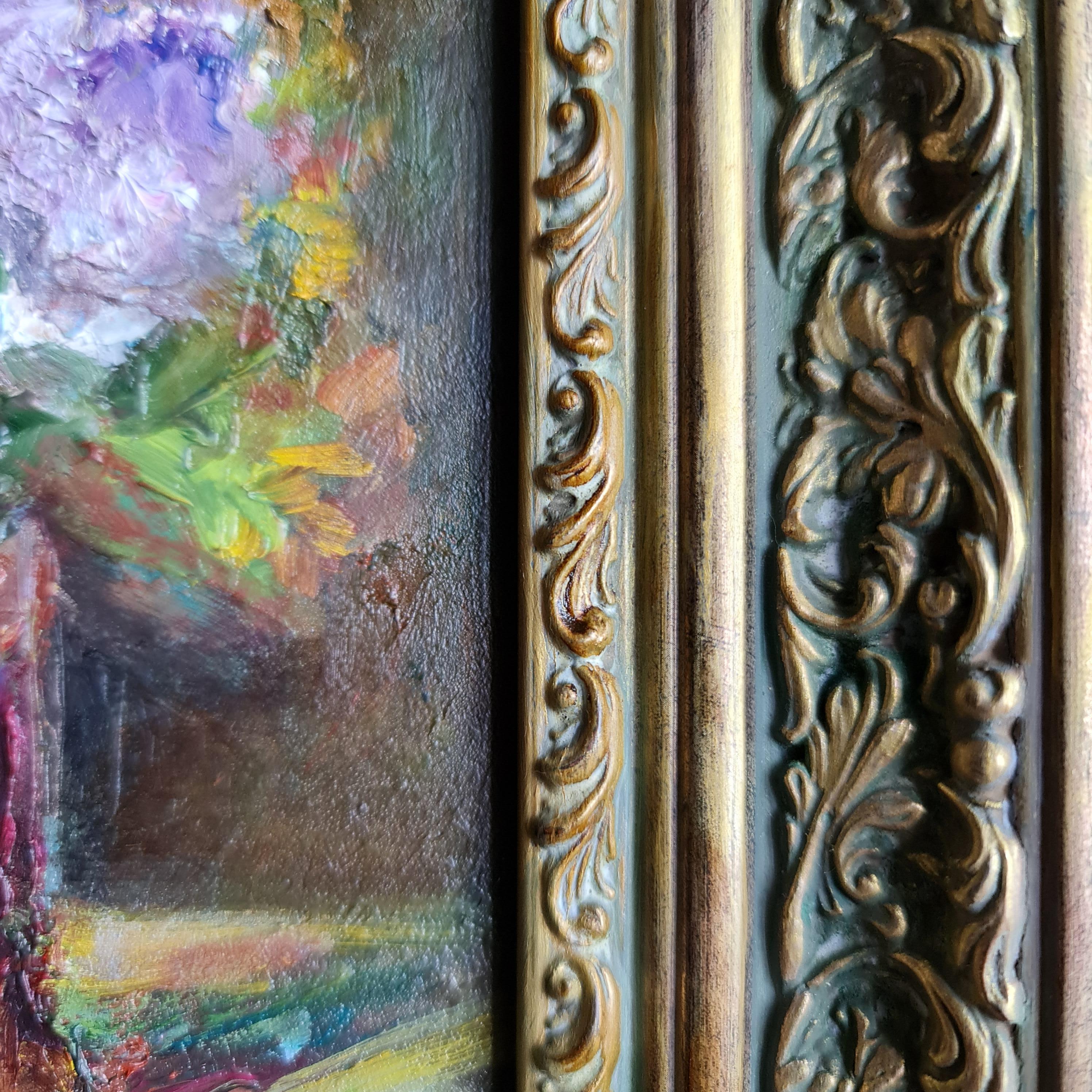 Pittura a olio in cornice. Scuola di pittura francese 