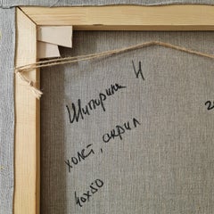 Contemporary figurative painting on canvas by Natalie ShiporinSculpture de Vénus