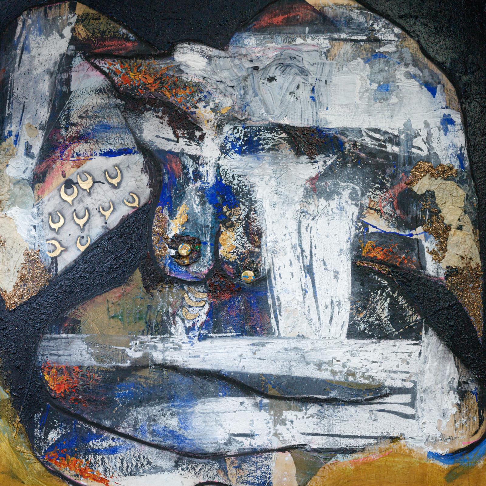 Natalie Sturgis Abstract Painting – Thunderbird in Ruhe