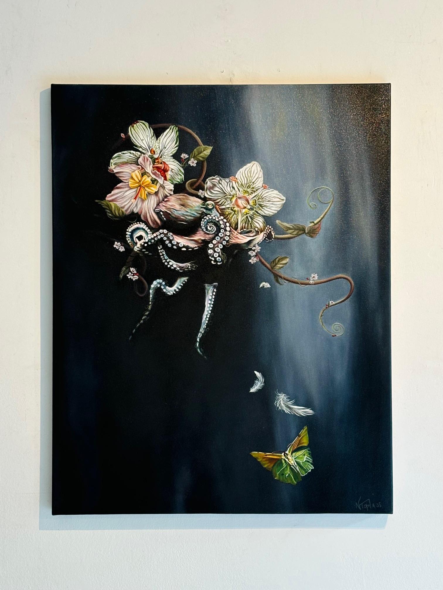 Inframundo - pintura al óleo bodegón realismo original - arte contemporáneo en venta 2