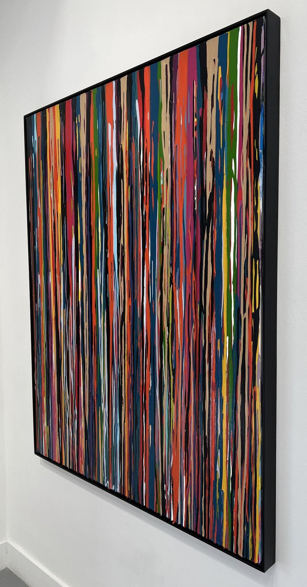 Mixed Tape - Abstract Painting by Natalie Westbrook