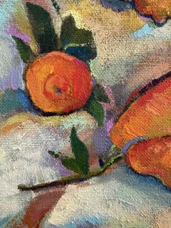 Lemons; Italian Afternoon; Mediterranean painting; Fruit composition