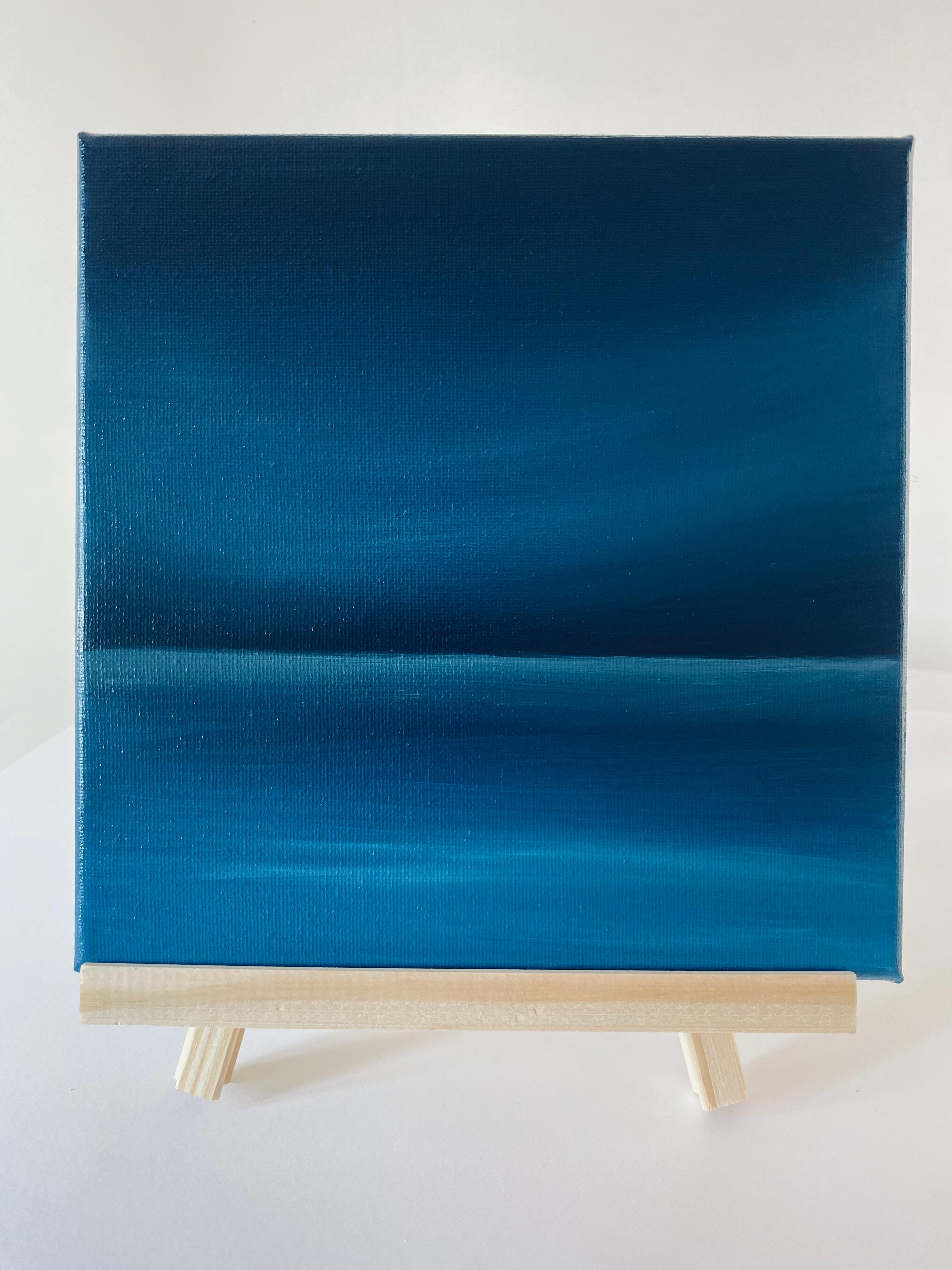 Blue Night water- paisaje marino , agua, Skyline , océano en venta 2