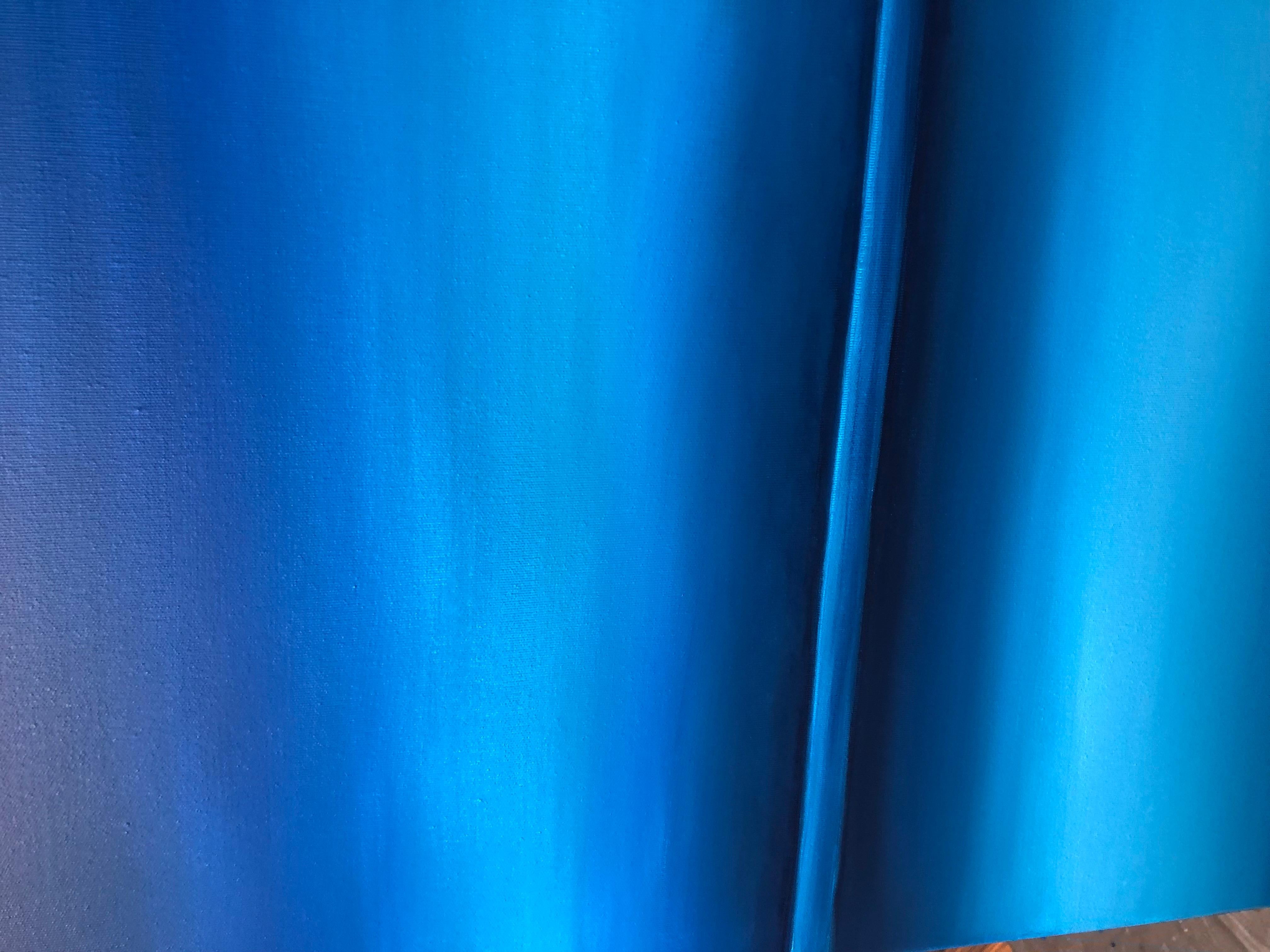 Oceano blu - Paesaggio marino minimalista in acque profonde in vendita 6