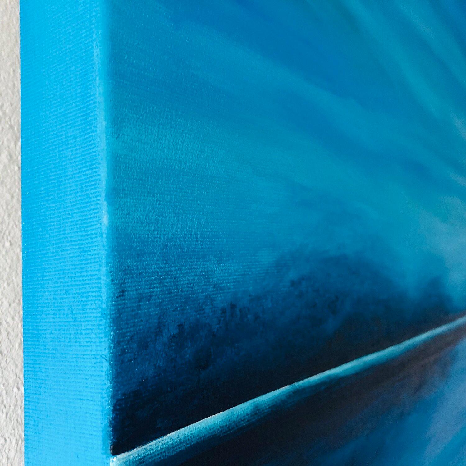 Hay algo etéreo, casi mágico, en las pinturas contemporáneas.

Debido al intenso juego de colores, ¡el espectador tiene un gran número de nuevas impresiones!
¡Energizante y tranquilo al mismo tiempo!

Cuadro abstracto en el color principal azul con