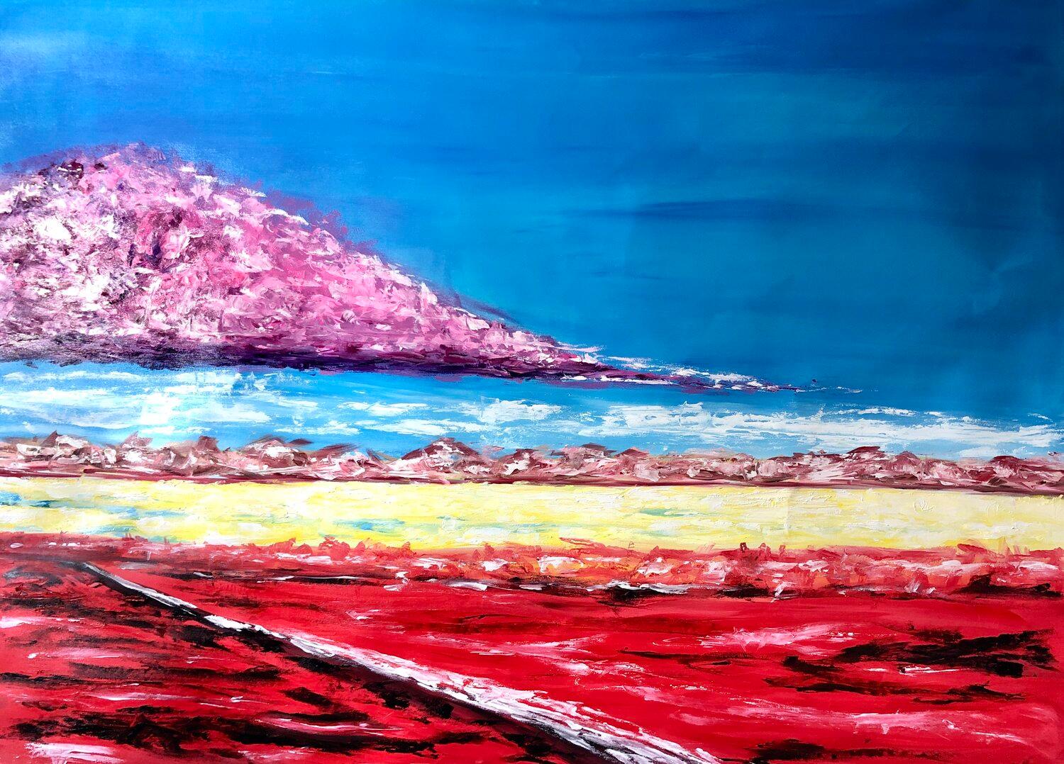 Acrylique, huile sur toile
Œuvre d'art sur un cadre en bois soutenu. Prêt à être accroché. Encadrement sur demande.
100x150cm
À propos de cette œuvre d'art
Les peintures contemporaines ont quelque chose d'éthéré, presque magique.

Grâce au jeu