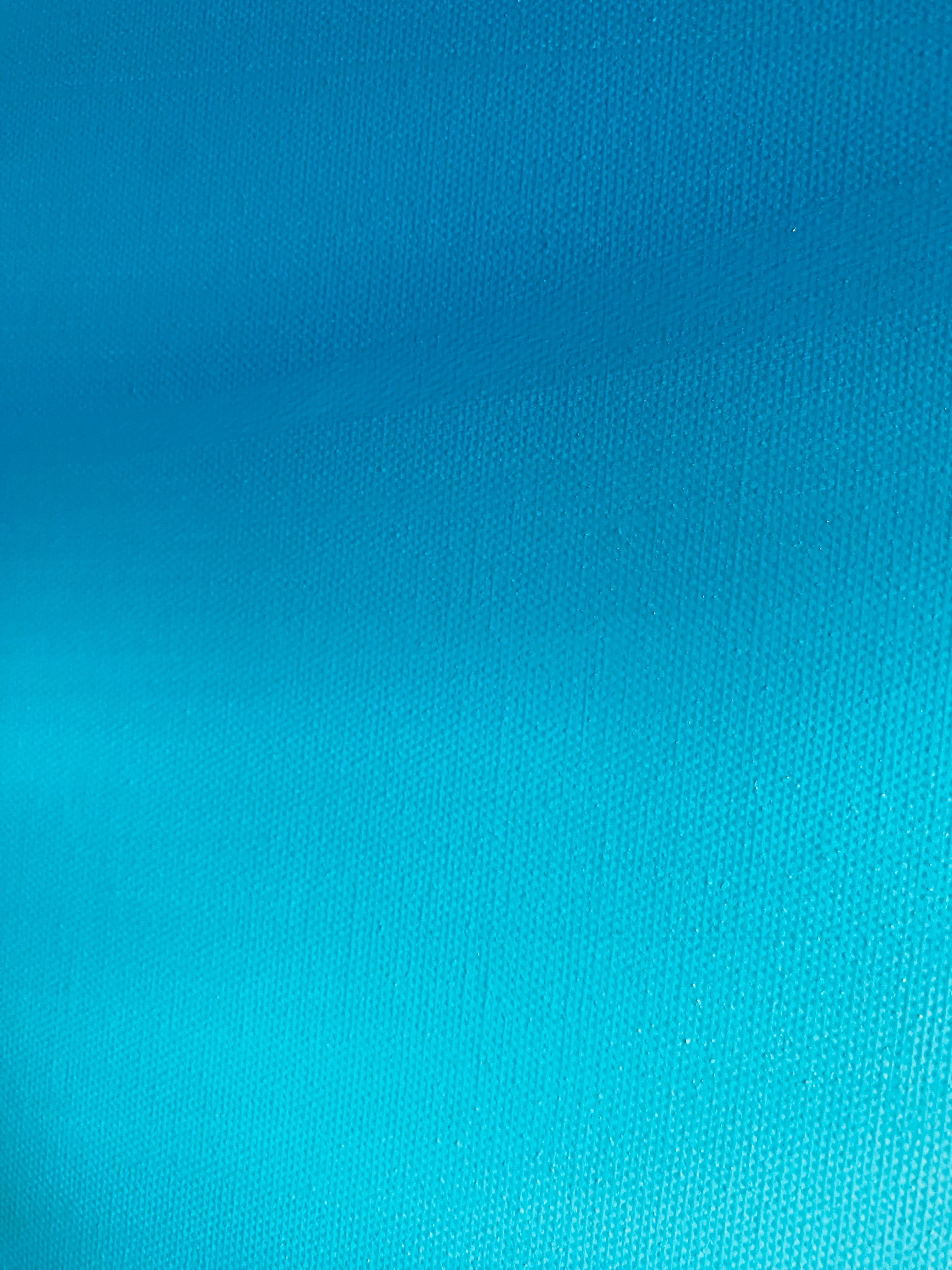 Paisaje marino azul, sky- skyline, semi abstracción, impresiones minimalismo en venta 7