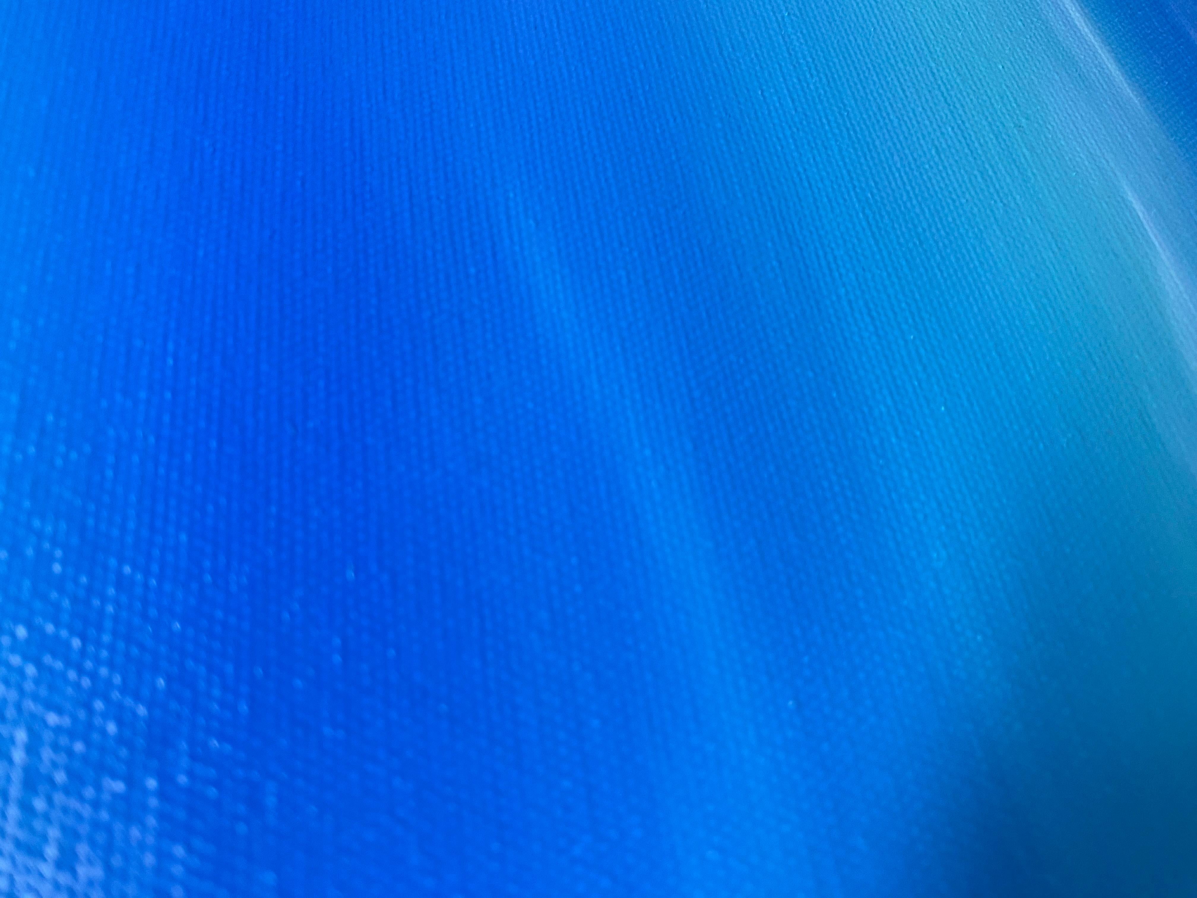 Calm azure sea shore, Côte d'Azur , Marine sky line, ocean waves For Sale 3