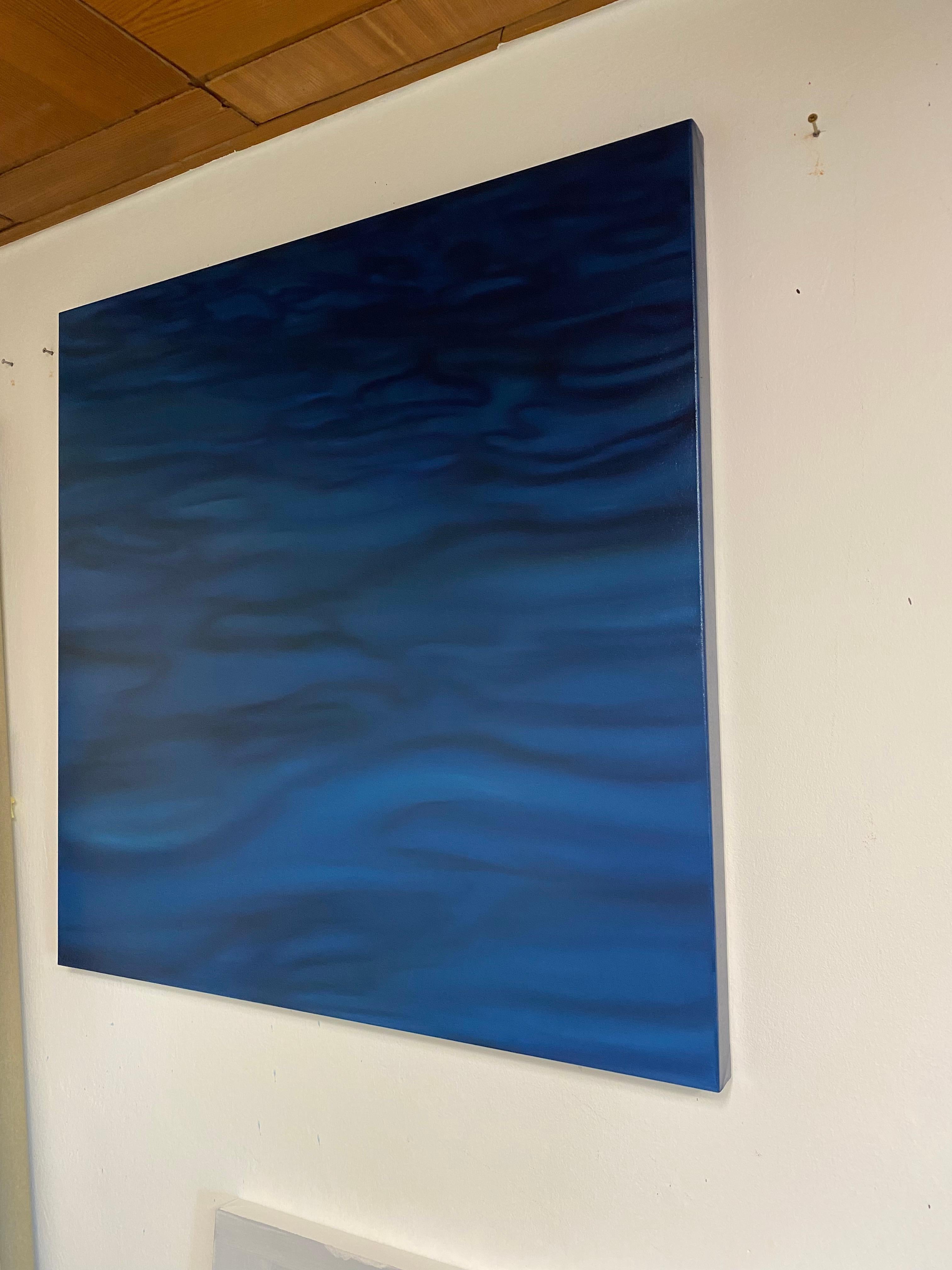 Olas azul profundo - agua Marina, paisaje marino, horizonte en venta 1