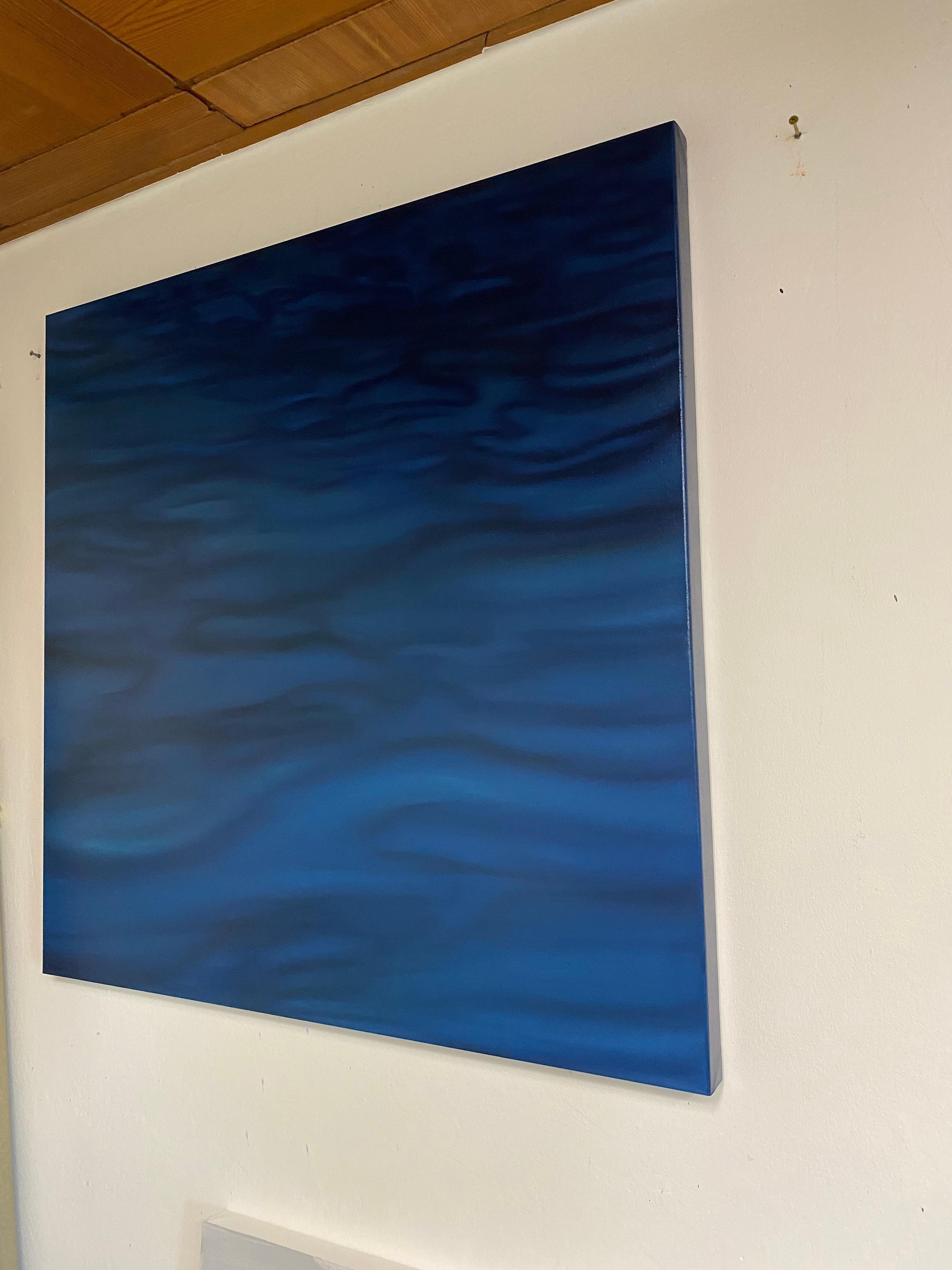 Olas azul profundo - agua Marina, paisaje marino, horizonte en venta 2