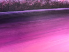 Puesta de sol romántica Lavanda digitalfg