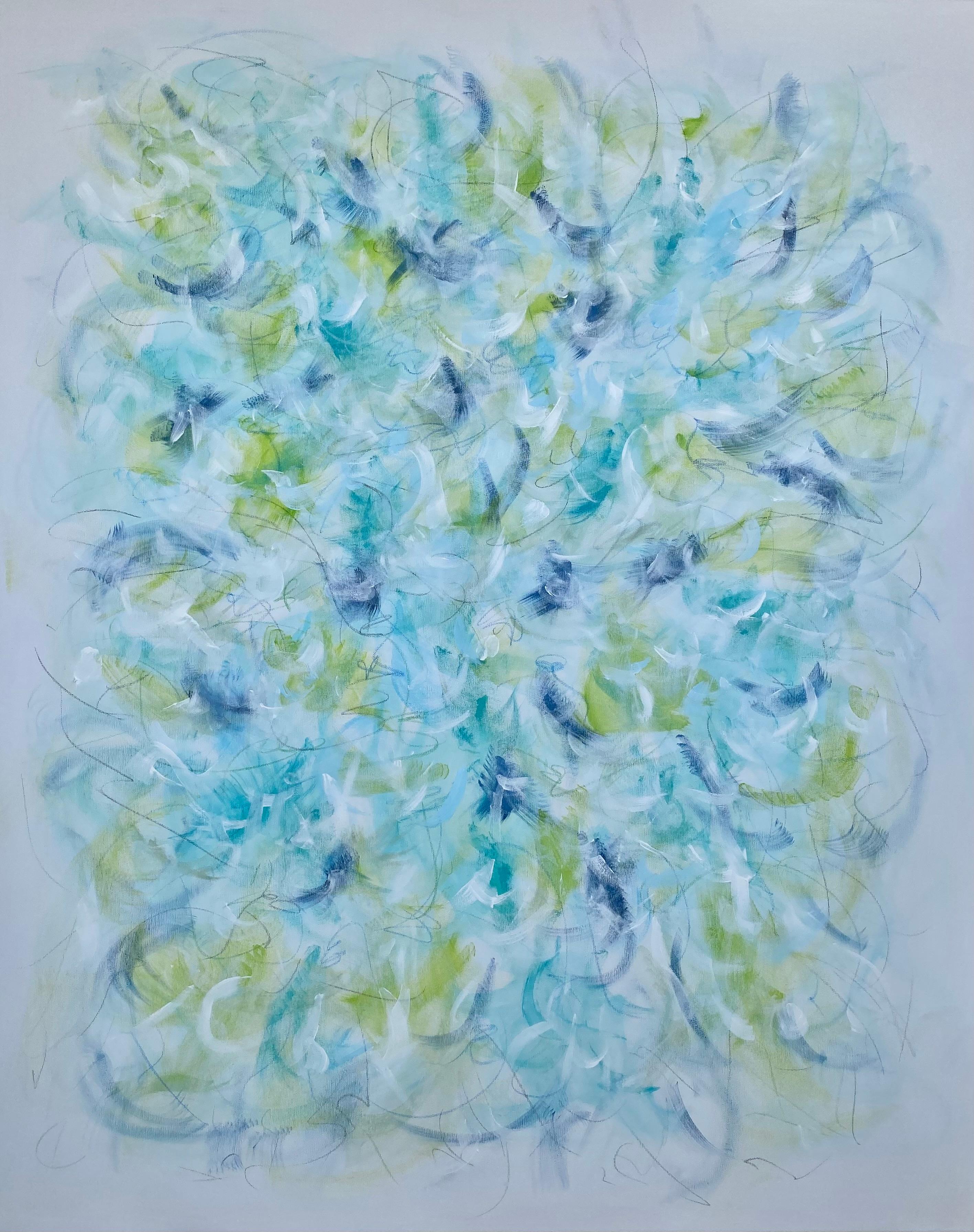 Interior Painting di Nataliia Krykun - Dalla serie "Blooming spring" - astrazioni in fiore