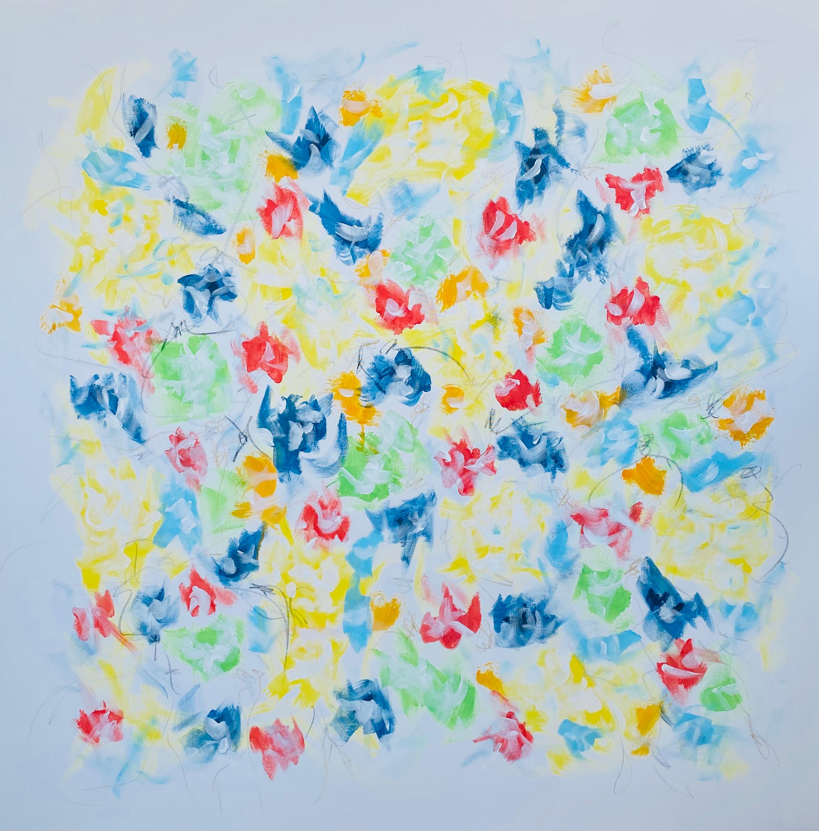 Interior Painting di Nataliia Krykun - Dalla serie "Blooming spring" - astrazioni in fiore
