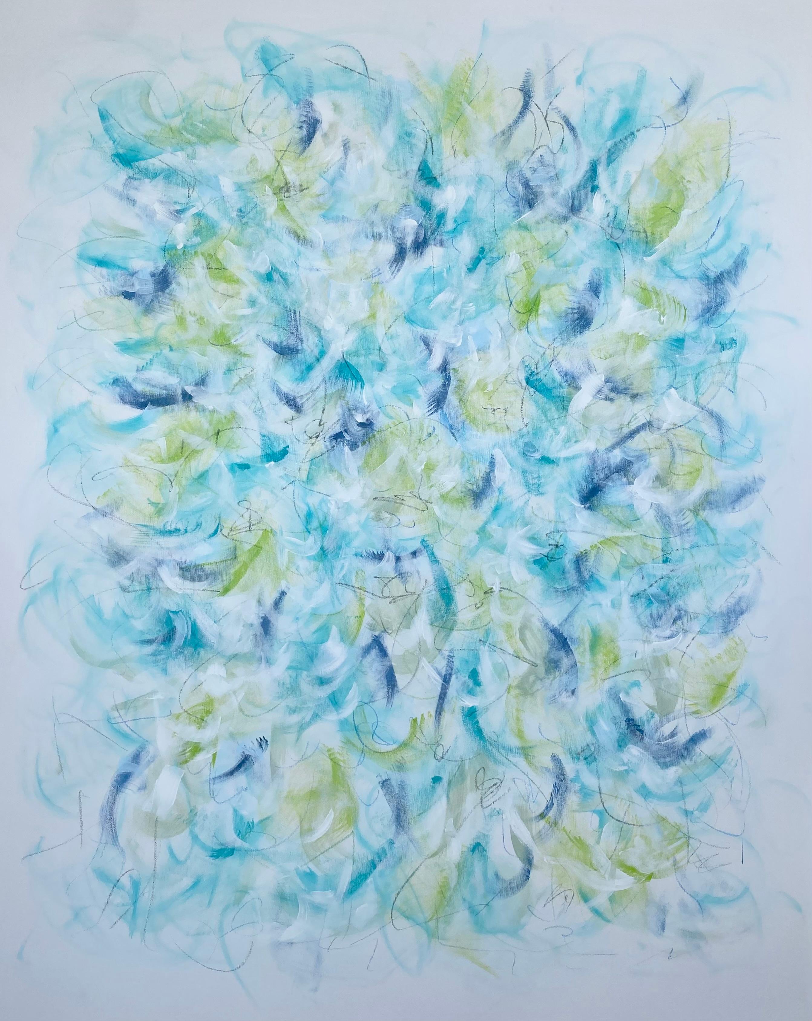 Interior Painting di Nataliia Krykun - Dalla serie "Blooming spring" - astrazioni in fiore
