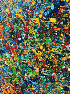 De la serie "Vuelo infinito" en flor, azul, rosa, blanco