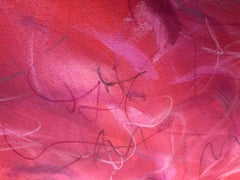 Peinture abstraite à l'acrylique et à l'huile « Rouge ». « Life Energy 2 », 2010, sans cadre
