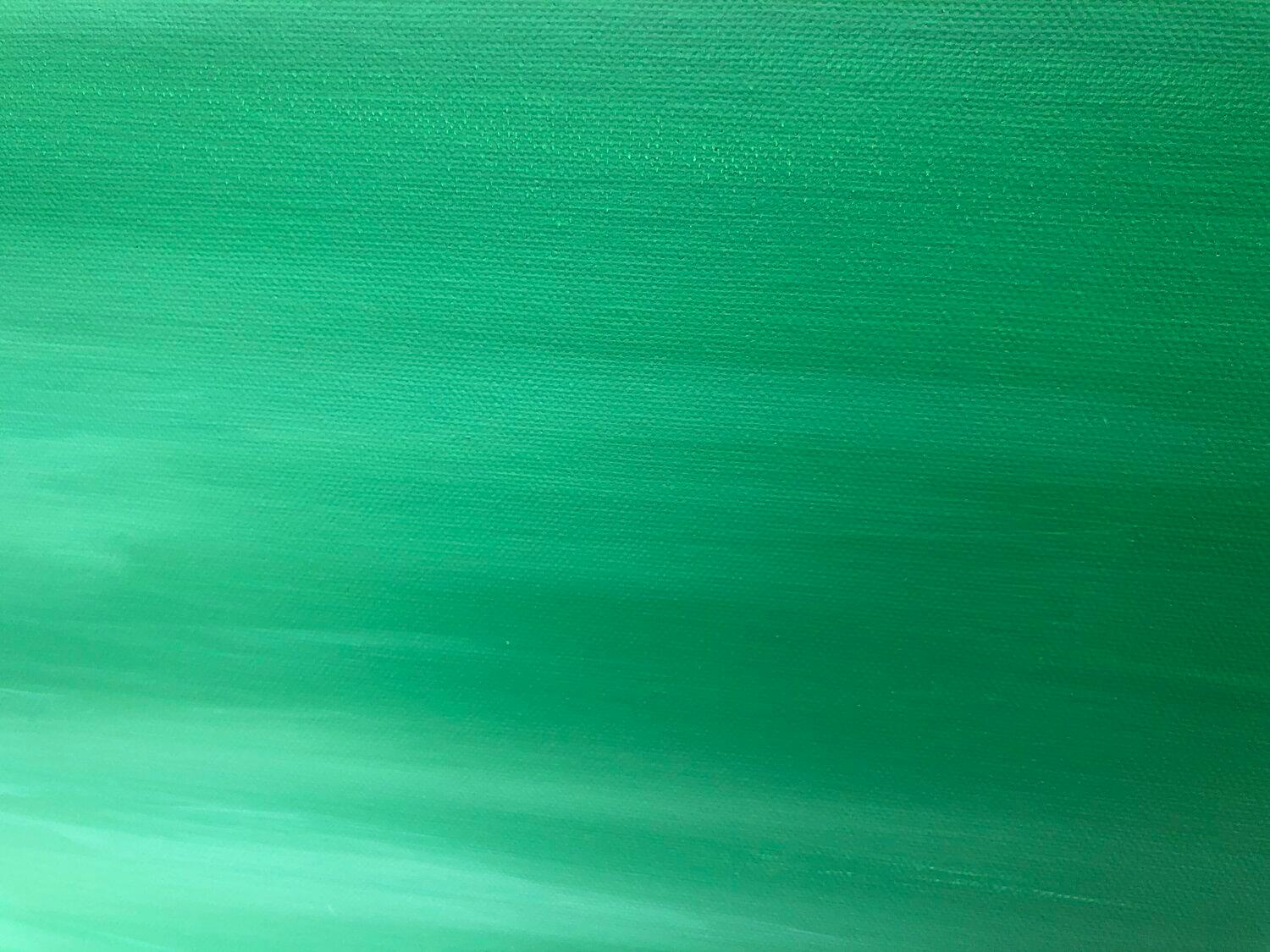 Paesaggio astratto verde e mare, montagne, foreste in vendita 2