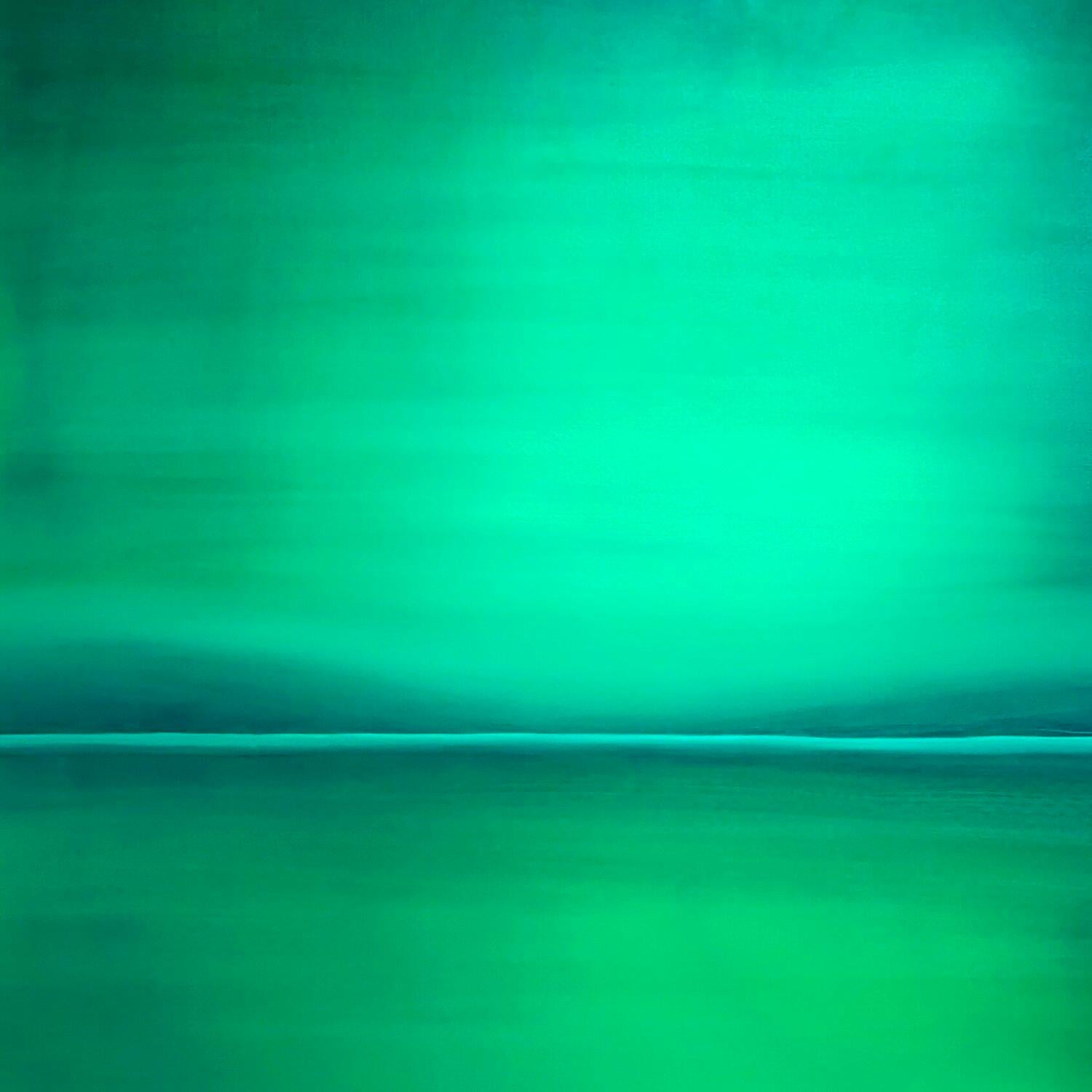 Landscape Painting di Nataliia Krykun - "Greene & Greene" - minimalismo marino, astrazione marina
