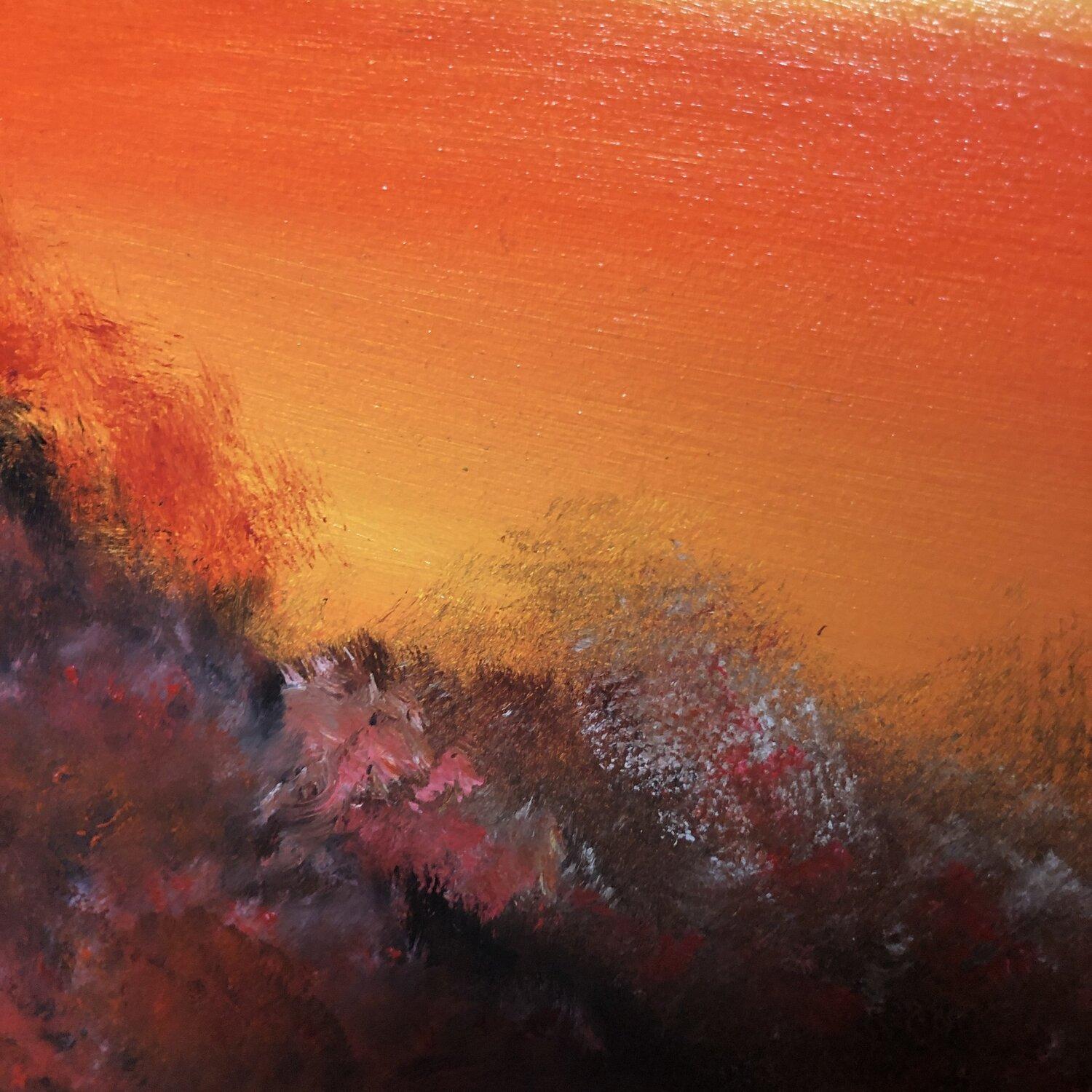 Paesaggio rosso fuoco in vendita 9