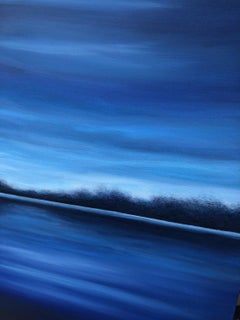 “Lake Constance Bodensee ”, blue abstract seascape