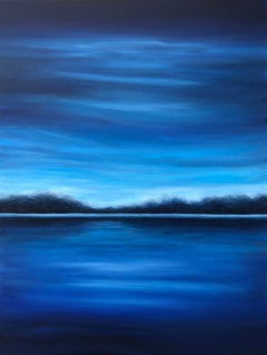“Lake Constance Bodensee ”, blue abstract seascape