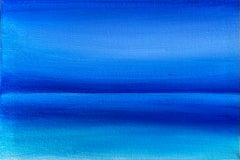 Minimalism seascape- blue lake , water, Skyline , ocean