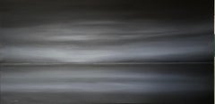 Mar Nocturno - paisaje minimalista oscuro, agua, paisaje marino