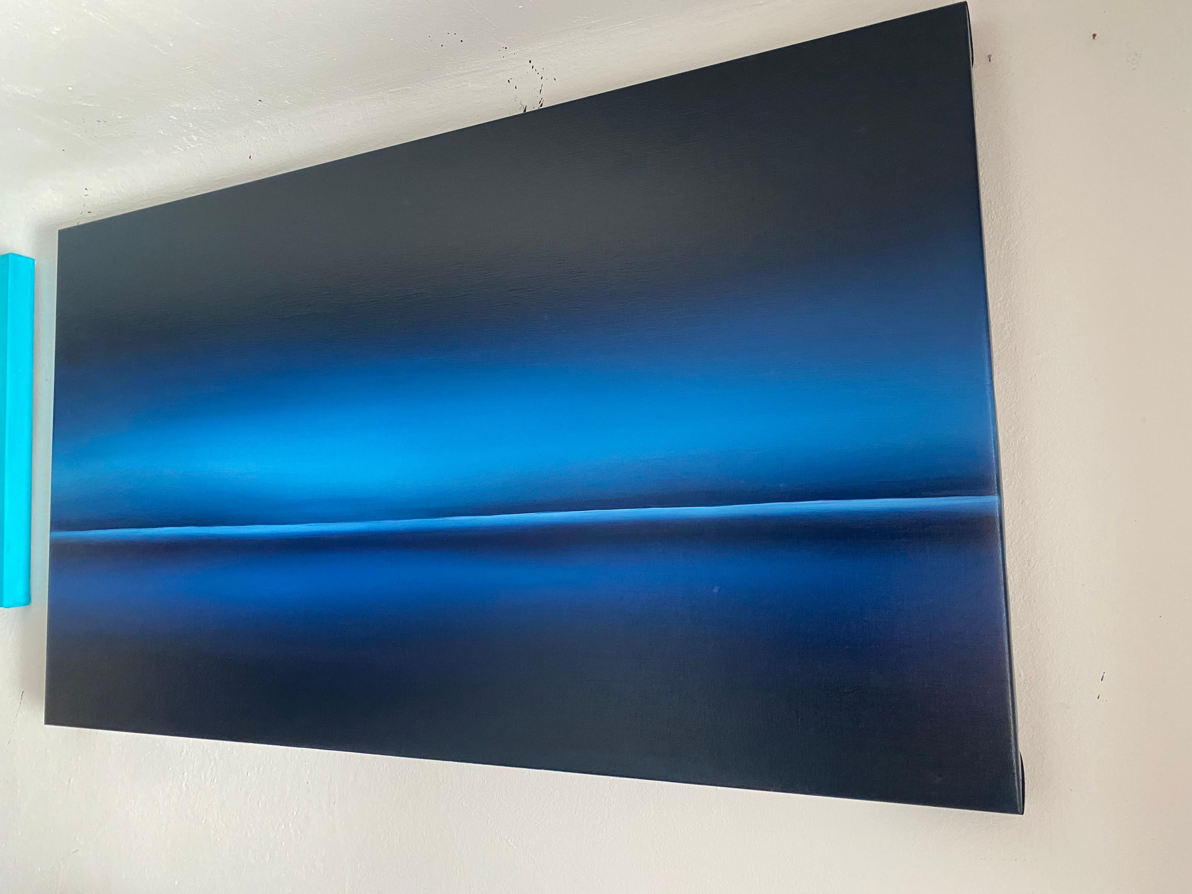 Océano, agua azul profundo, -  verano, ola, paisaje marino, minimalista en venta 5