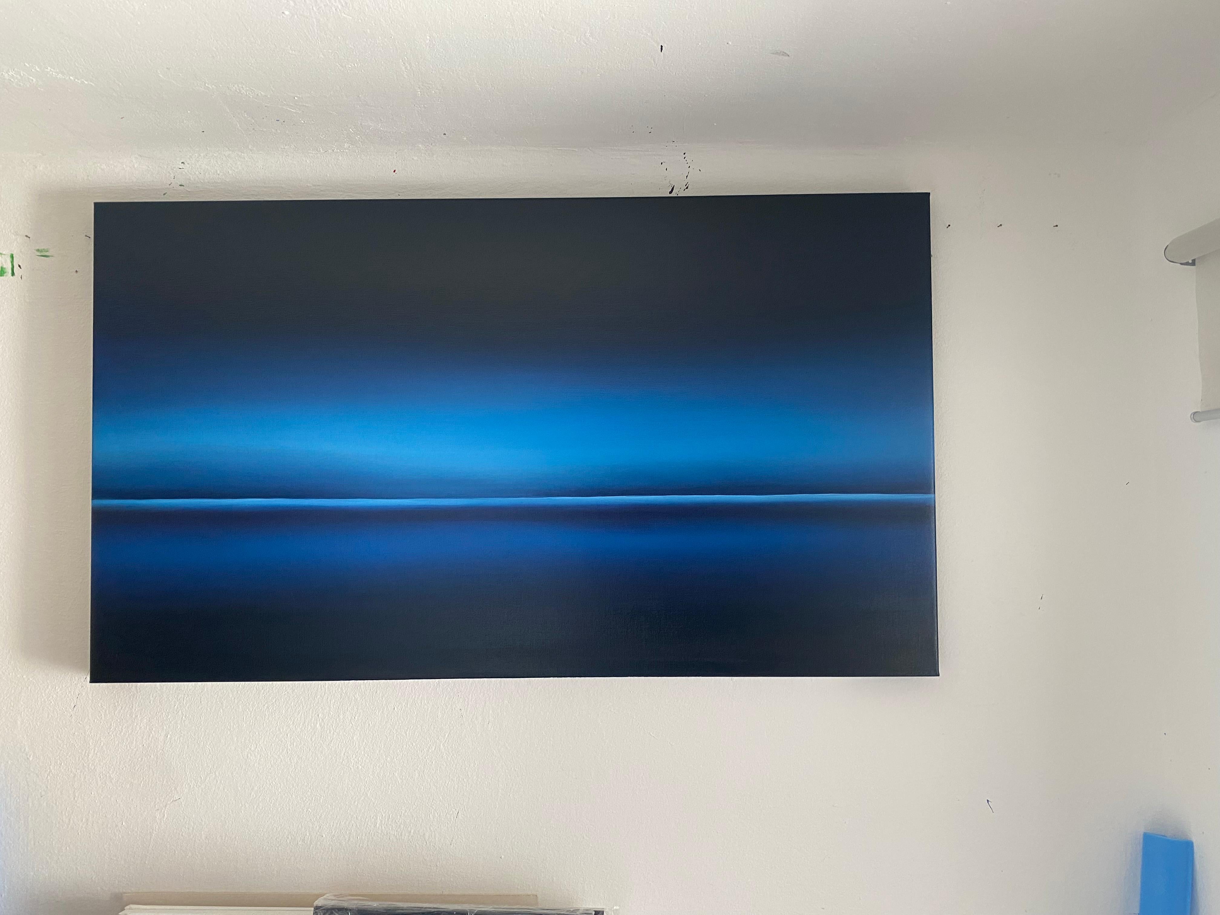 Océano, agua azul profundo, -  verano, ola, paisaje marino, minimalista en venta 3