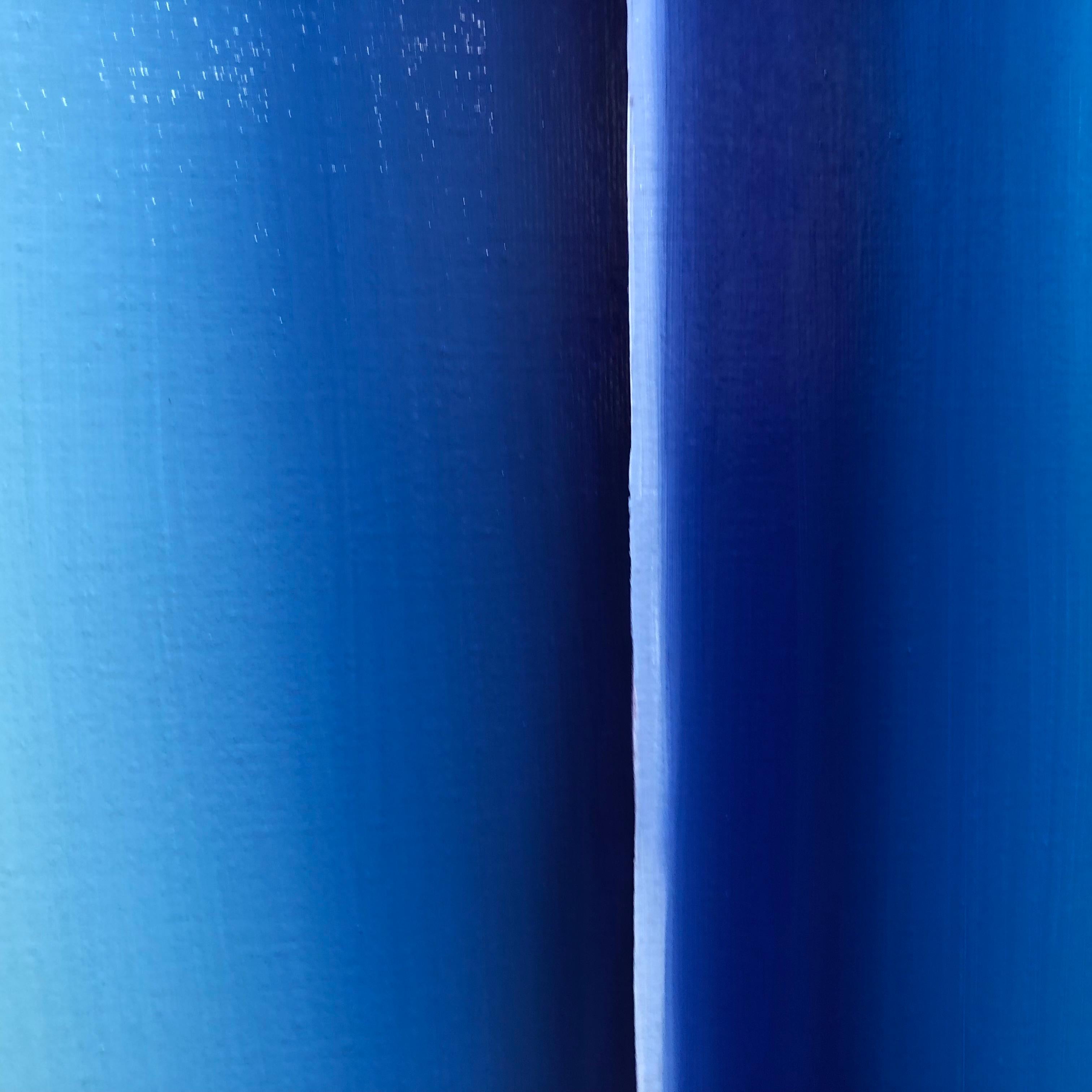 Paisaje marino azul minimalismo - Puesta de sol, horizonte, olas turquesas en venta 3