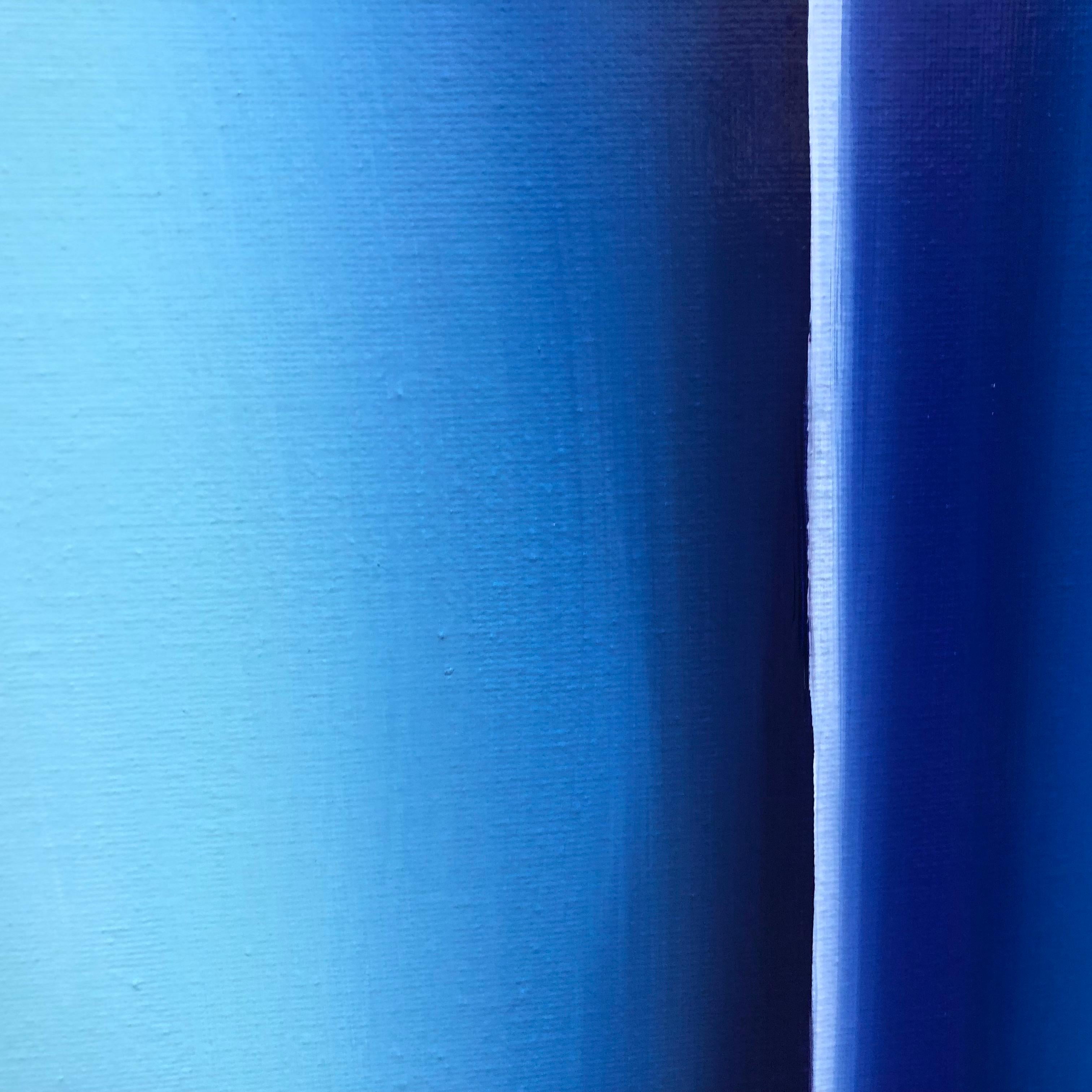 Paisaje marino azul minimalismo - Puesta de sol, horizonte, olas turquesas en venta 4