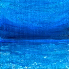 Seascape blue - Sunset, skyline, Water  waves