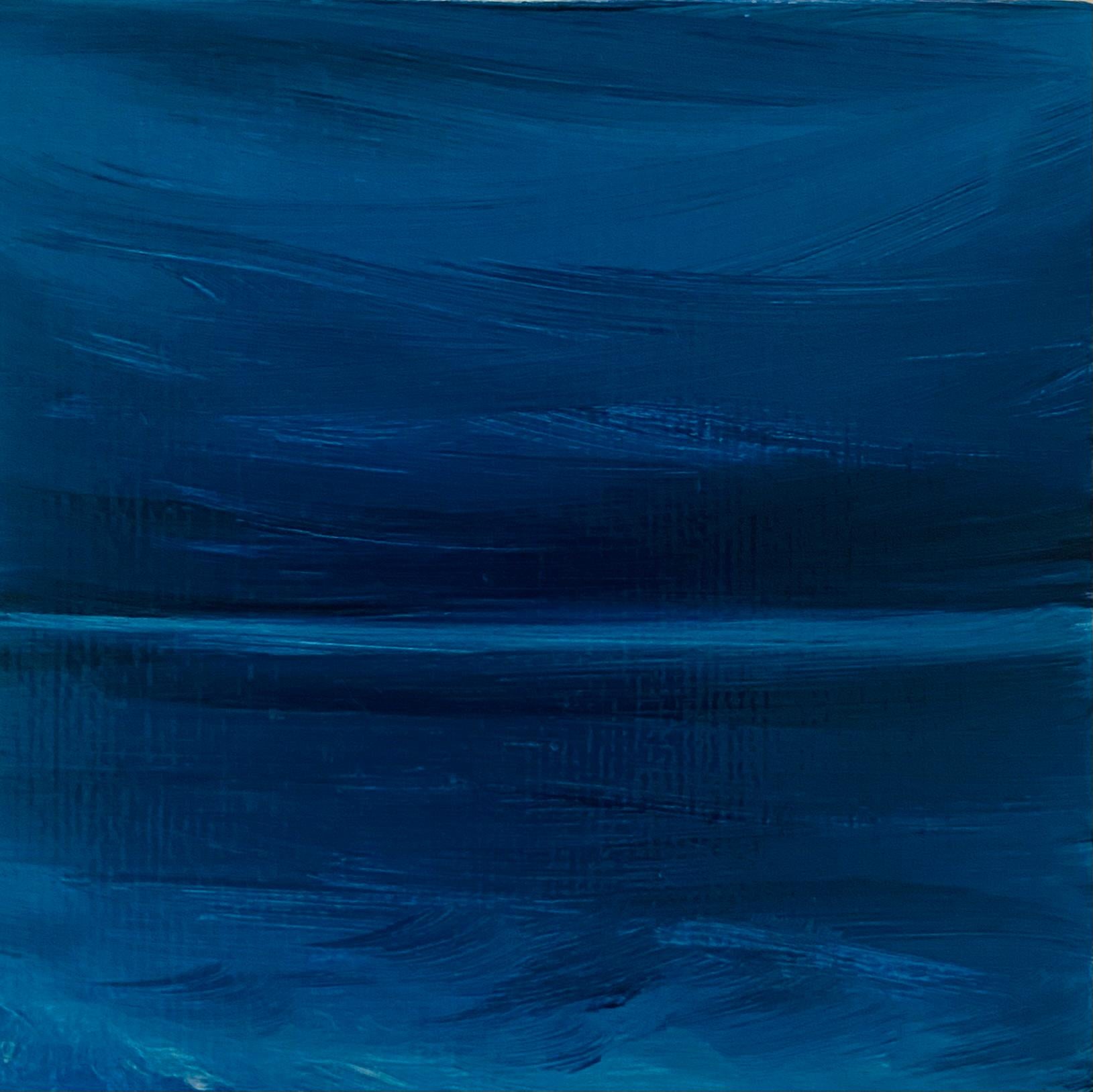 Landscape Painting di Nataliia Krykun - Paesaggio marino - Tramonto, orizzonte, acqua  onde