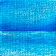 Paisaje marino turquesa - Puesta de sol, horizonte, Agua  ondas