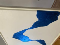 Series "Blue Ocean Waves" - 3D textured