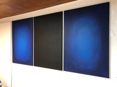 Série "Contrastes" minimalisme bleu paysage marin, eau