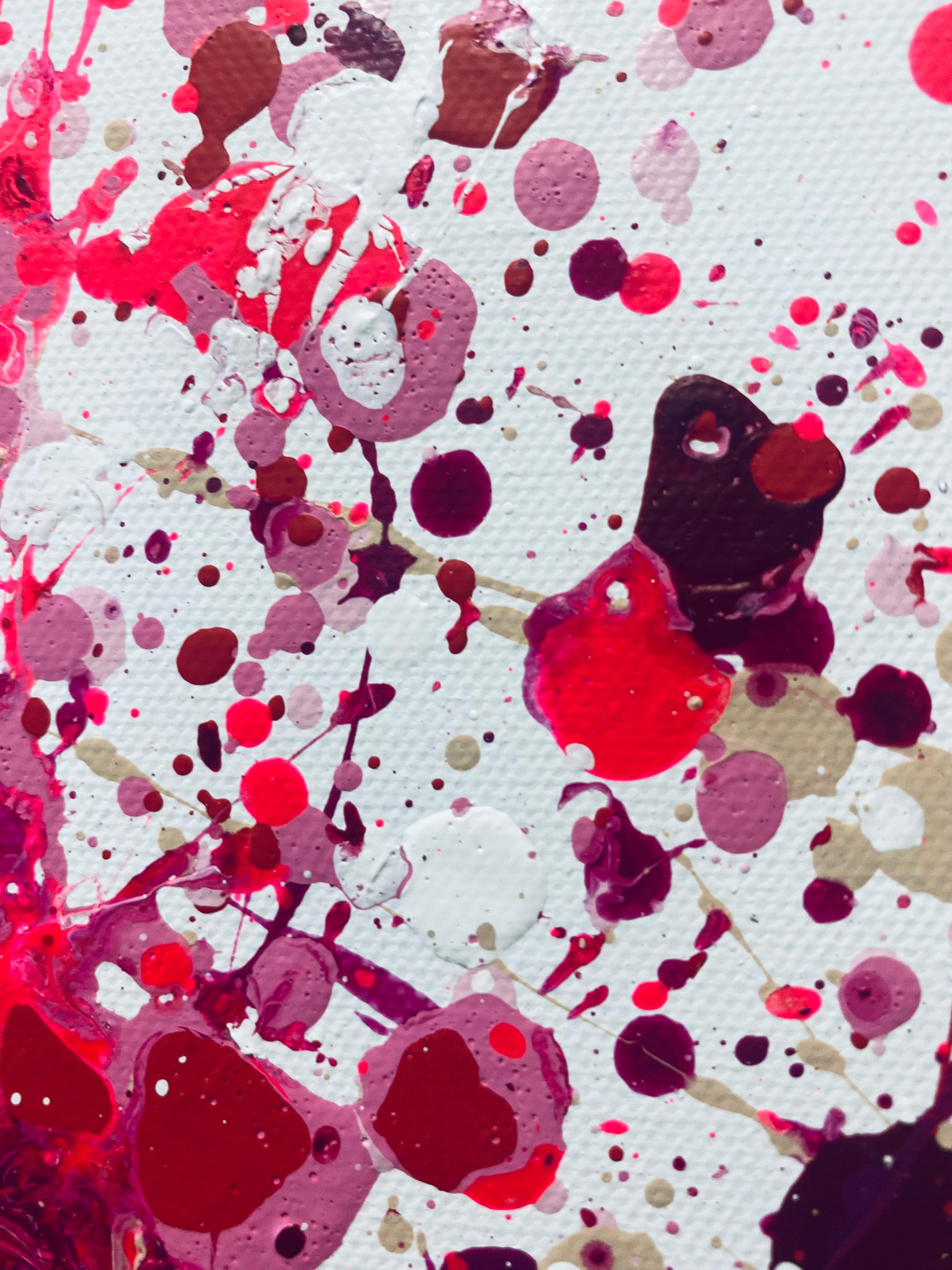 Abstraktes Gemälde in der Hauptfarbe Weiß mit Elementen in Rot, Rosa.
Dieses abstrakte Gemälde ist lebendig und ausdrucksstark.
Abstrakter Minimalismus gepaart mit Expressionismus.

________________________________________________

Künstlerin :
