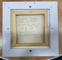 Serie "Volo Infinito" giallo, blu, rosa, bianco, colorato Lo stile di Pollock